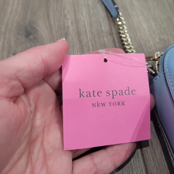 NWT - Kate Spade Light Blue Crossbody Bag - Picture 10 of 11